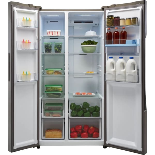 Réfrigérateur HOOVER 521 Litres Side By NO FROST Inox (HHSWD918F1XK) Réfrigérateur HOOVER 521 Litres Side By NO FROST Inox (HHSWD918F1XK)